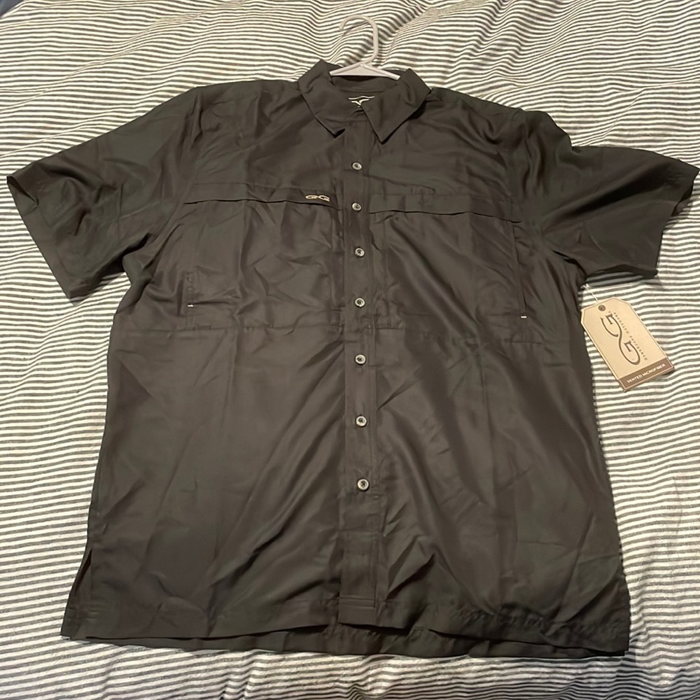 GameGuard Outdoors Short-Sleeve Button Down Fishing Shirt